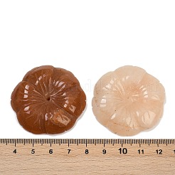 Резные бусины из натурального родохрозита/натурального красного авантюрина/натурального белого нефрита/натурального желтого авантюрина G-G202-03