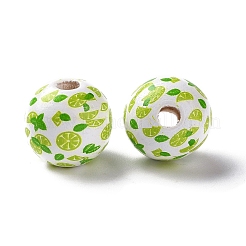 Perles européennes en bois de schima&nbsp;WOOD-G015-03B