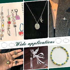 300шт латуни кольца прыжок KK-UN0004-19P