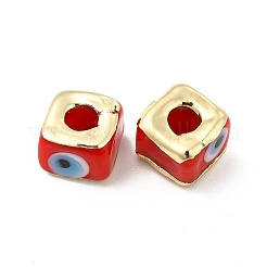 Perle di smalto in ottone&nbsp;KK-F842-01D