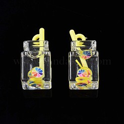 Подвески из смолы с имитацией напитка&nbsp;CRES-S359-32N