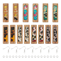 Набор для изготовления прямоугольных сережек своими руками&nbsp;DIY-TA0005-81