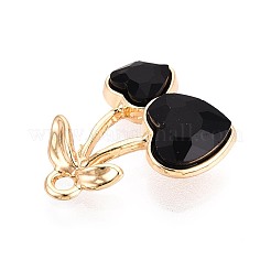 Подвески из сплава и страза PALLOY-T092-24G-01