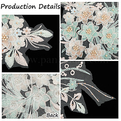 Полиэстер акрил стразы аппликация вышивка АБС пайетки&nbsp;FIND-WH20019-165B-06