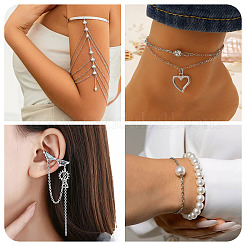 Наборы для самостоятельного изготовления цепей из нержавеющей стали 304&nbsp;DIY-PJ0001-42