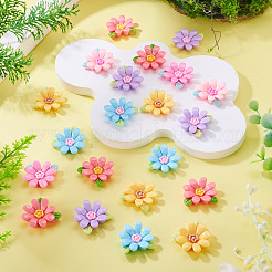 20pcs cabochons en résine opaque&nbsp;RESI-TADJ0001-08B