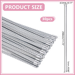 30 Stück verzinkte Stahlrohrstäbe&nbsp;DIY-HY0003-19B