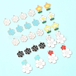 28шт 10 стиля подвески из сплава с эмалью&nbsp;ENAM-FS0002-16