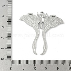 Ciondoli a forma di falena in acciaio inossidabile 304&nbsp;STAS-S186-08B-P