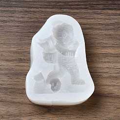 DIY мини-Хэллоуин Мумия пищевые силиконовые Молды для статуй&nbsp;LS-DIY-G054-C01