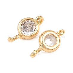 Латунные подвески из прозрачного кубического циркония&nbsp;KK-H538-04G