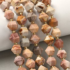 Нити из натуральных африканских агатов&nbsp;G-I376-A01-01