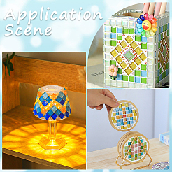 500g Mosaikfliesen Glascabochons&nbsp;DIY-SP0001-46