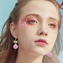 48 шт. 6 вида пластиковых флокированных бусин&nbsp;KY-SC0002-47A