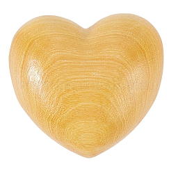 Decorazioni espositive a forma di cuore in legno di sandalo&nbsp;AJEW-WH20054-222A
