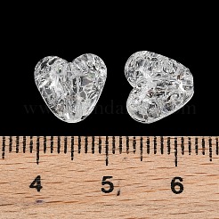 Perles acryliques transparentes craquelées&nbsp;AC-CBA7340-09