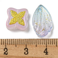 Cabochon/pendenti/collegamenti/perline in vetro con forme e stili misti&nbsp;GLAA-MSMC006-01B