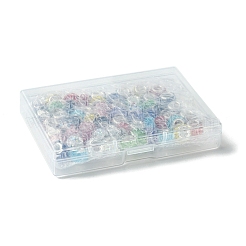 60шт 12 цвета полимерная глина горный хрусталь европейские бусины CPDL-FS0001-02