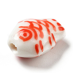 Ручной печатный шарики фарфора PORC-F005-03C