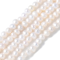 Нити из натурального культивированного пресноводного жемчуга PEAR-I007-07D-01A