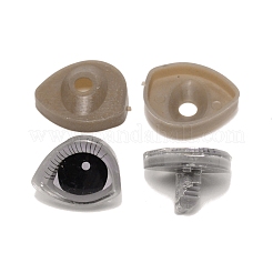 Ensembles de rondelles yeux et yeux de poupée en plastique 3d&nbsp;DIY-WH0264-11E