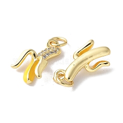 Латунные микро проложить кубического циркония подвески&nbsp;X-KK-A252-26B-G