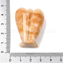 Statuetta di angelo in giada e topazio naturale&nbsp;DJEW-N006-01A-08