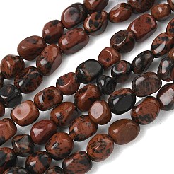 Natur Mahagoni Obsidian Perlen Stränge&nbsp;G-C286-A05