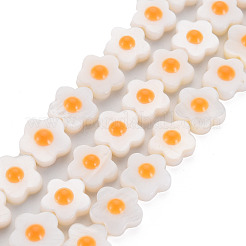 Нитки из натуральных пресноводных ракушек с эмалью SHEL-T018-29B