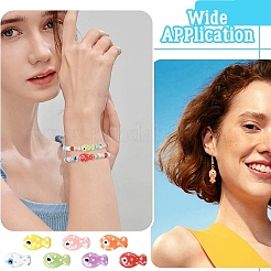 119шт 14 стиля фарфоровые бусины ручной работы&nbsp;PORC-YW0001-65