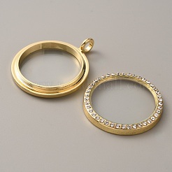 Подвески из сплава с кристаллами и стразами FIND-WH0061-78G