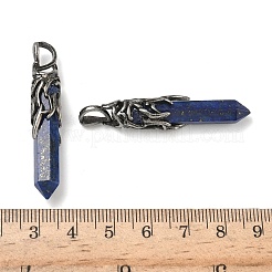 Крашеные природные лазурит подвески&nbsp;G-H332-10AS-07