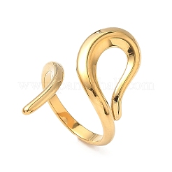 Bagues de manchette ouvertes en acier inoxydable 304 pour femmes&nbsp;RJEW-Z103-01G-01