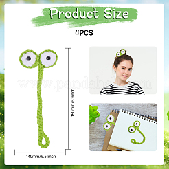 4 шт. полиэстеровые подвесные украшения&nbsp;AJEW-CA0004-41A