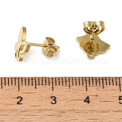 Ионное покрытие (ip) 304 нержавеющая сталь гвоздики фурнитура для сережек STAS-I206-89G
