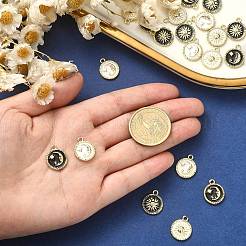 20шт 4 стиля подвески из сплава с эмалью&nbsp;ENAM-CJ0003-79