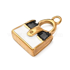 Подвески из нержавеющей стали 304 с эмалью&nbsp;LS-STAS-B112-01G-08