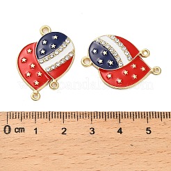 День независимости сплав эмаль американский флаг воздушный шар люстра компоненты соединения ENAM-G229-05G