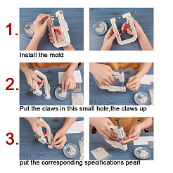 Ручная круглая машина для фиксации жемчуга TOOL-Q022-01