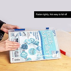 3 шт. 3 цвета портативный прозрачный пластиковый ящик для файлов формата a4 CON-SZ0001-15