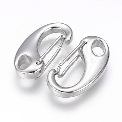 Фурнитура для брелока-застежки-кнопки из нержавеющей стали 304 STAS-G143-11A