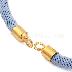 Braccialetti con corde di nylon adatti per ciondoli per connettori&nbsp;AJEW-P116-02G-28