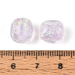 Нити из фольгированных бусин лэмпворк ручной работы&nbsp;FOIL-T008-01G