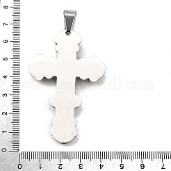 Kreuz 304 Edelstahl große Anhänger&nbsp;STAS-R171-07P