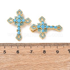 Латунные микро проложить кубического циркония подвески&nbsp;KK-C143-43B-G