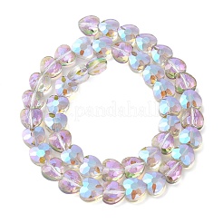 Стеклянные бусины с гальваническим покрытием &nbsp;EGLA-L045-D