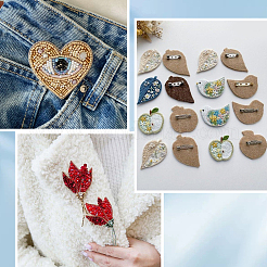 120шт железная брошь выводы&nbsp;IFIN-SP0001-38S