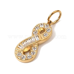 Colgantes de rhinestone de acero inoxidable 304&nbsp;RB-CBAC900-10G