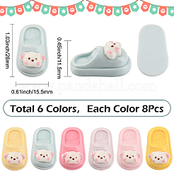 Кабошоны из непрозрачной смолы&nbsp;FIND-SC0020-82