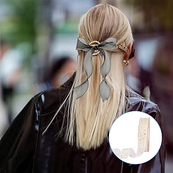 20 ярд ленты горячего тиснения со звездами из полиэстера и шифона&nbsp;AJEW-WH0518-71B